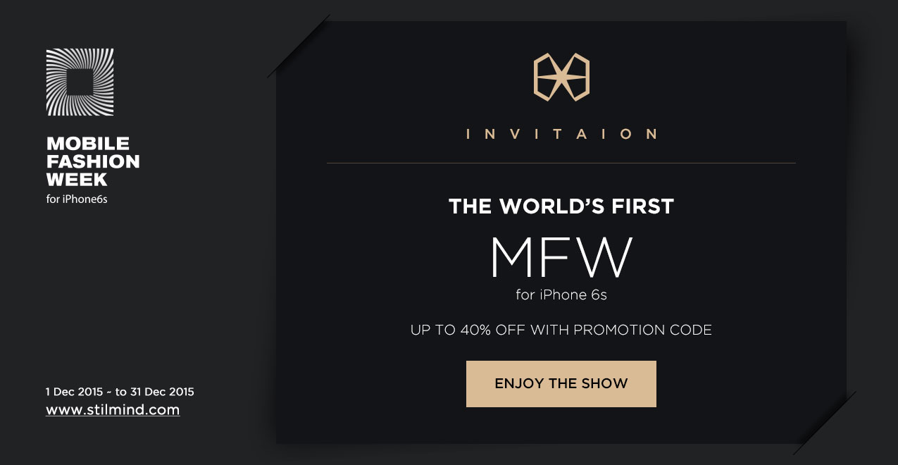 INVITATION - Mobile Fashion Week for iPhone 6s